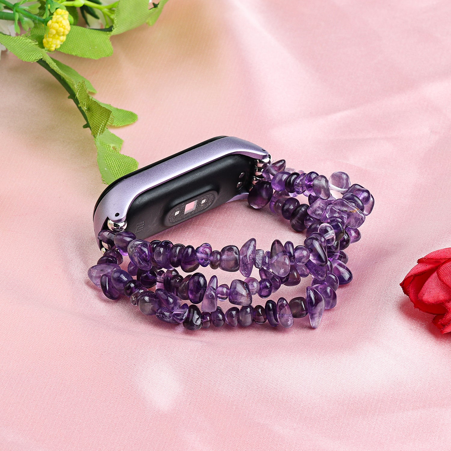 For Xiaomi Mi Band 3 4 Watch Strap Natural Stones Watch Band Replacement Wrist Band Bracelet For Xiaomi Mi Band 3 4 Watch Strap Natural Stones Watch Band Replacement Wrist Band Bracelet
